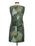 Connected Apparel Graphic Green Cocktail Dress Size 6 (petite) - photo 2