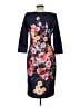 Twelve Print Blue Cocktail Dress Size 10 - photo 2