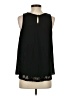 Charming Charlie 100% Polyester Black Sleeveless Blouse Size S - photo 2