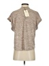 Mia Joy Tweed Tan Short Sleeve Henley Size XS - photo 2