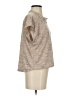 Mia Joy Tweed Tan Short Sleeve Henley Size XS - photo 4