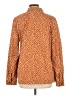 Ann Taylor LOFT Outlet Polka Dots Tan Orange Jacket Size L - photo 2