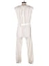 Something Navy Solid Ivory Jumpsuit Size XS - photo 2