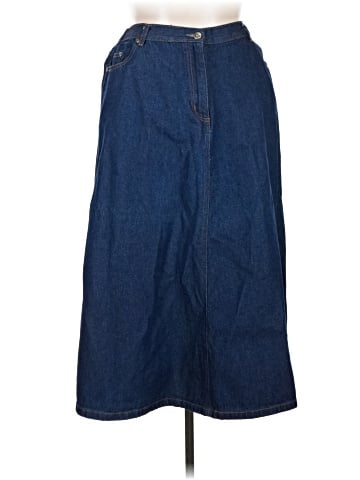 Roaman's Denim Skirt (view 1)
