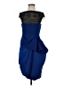 BCBGMAXAZRIA 100% Polyester Blue Cocktail Dress Size 2 - photo 1