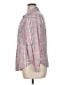 Torrid 100% Rayon Plaid Pink Long Sleeve Button-Down Shirt Size 1X Plus (1) - photo 5