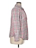 Torrid 100% Rayon Plaid Pink Long Sleeve Button-Down Shirt Size 1X Plus (1) - photo 4