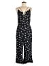 Topshop 100% Viscose Polka Dots Black Jumpsuit Size 8 - photo 1