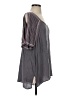 O'Neill 100% Viscose Gray 3/4 Sleeve Blouse Size S - photo 4