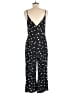 Topshop 100% Viscose Polka Dots Black Jumpsuit Size 8 - photo 2