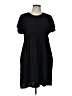 Coppelia Solid Black Casual Dress Size L - photo 1