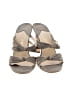 Chanel Metallic Silver Tan Vintage Knot Sandals Size EU 39 - photo 2