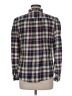 UNTUCKit Plaid Burgundy Gray Long Sleeve Button-Down Shirt Size 8 - photo 2