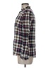 UNTUCKit Plaid Burgundy Gray Long Sleeve Button-Down Shirt Size 8 - photo 5
