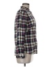 UNTUCKit Plaid Burgundy Gray Long Sleeve Button-Down Shirt Size 8 - photo 4