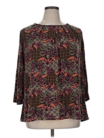 Intro 3/4 Sleeve Blouse (view 1)