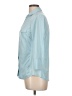 J. McLaughlin Blue 3/4 Sleeve Button-Down Shirt Size L - photo 5