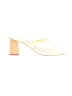 Journee Collection Color Block Yellow Heels Size 6 - photo 1