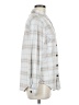 Angels Plaid Ivory Long Sleeve Blouse Size M - photo 4