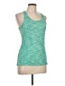 Reebok 100% Polyester Teal Active Tank Size L - photo 1