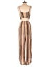 J for Justify Paisley Gold Jumpsuit Size M - photo 2