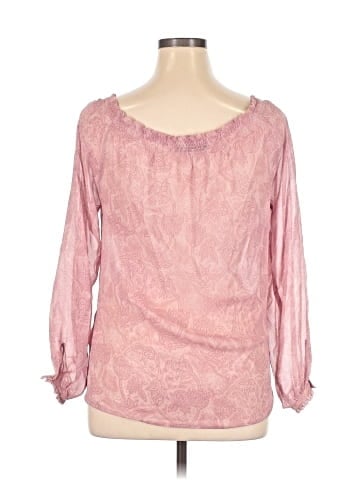 INC International Concepts 3/4 Sleeve Silk Top (view 2)