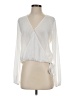 Unbranded 100% Polyester Ivory Long Sleeve Blouse Size S - photo 1