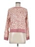 L Space Floral Pink Pullover Sweater Size M - photo 1