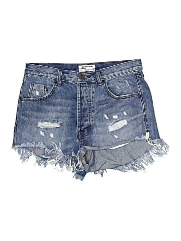 ONE X ONETEASPOON Denim Shorts (view 1)