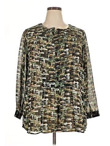 Simply Vera Vera Wang Long Sleeve Blouse (view 1)