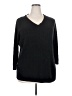 Avenue 100% Acrylic Black Pullover Sweater Size 22 - 24 Plus - photo 1