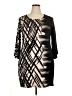 Alfani Graphic Black Cocktail Dress Size 1X - photo 1