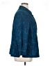 Catherines 100% Polyester Paisley Teal Long Sleeve Blouse Size 1X (petite) - photo 4