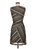 Muse 100% Polyester Houndstooth Brown Cocktail Dress Size 6 - photo 2