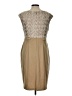 Connected Apparel Chevron-herringbone Graphic Tan Cocktail Dress Size 12 (petite) - photo 2