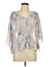 Jessica Simpson Silver Cardigan Size L - photo 1