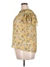 J by Joie 100% Polyester Yellow Short Sleeve Blouse Size XL - photo 5
