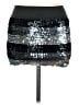 Swoon 100% Polyester Metallic Silver Casual Skirt Size M - photo 2
