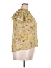 J by Joie 100% Polyester Yellow Short Sleeve Blouse Size XL - photo 4