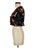 Leith 100% Rayon Black Short Sleeve Blouse Size S - photo 5