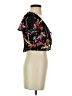 Leith 100% Rayon Black Short Sleeve Blouse Size S - photo 4
