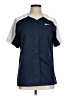 Nike 100% Polyester Blue Short Sleeve Blouse Size M - photo 1