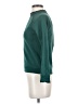 J.Crew 100% Cotton Color Block Green Turtleneck Sweater Size XXS - photo 5