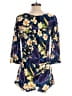 Hema 100% Rayon Print Blue Romper Size S - photo 2