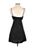 Olivaceous Solid Black Cocktail Dress Size S - photo 2