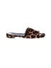 J.Crew Animal Print Brown Tan Sandals Size 8 1/2 - photo 1