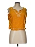 Assorted Brands Orange Sleeveless Blouse Size L (estimated) - photo 1