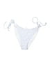 WILO Checkered-gingham White Swimsuit Bottoms Size L - photo 1