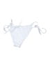 WILO Checkered-gingham White Swimsuit Bottoms Size L - photo 2