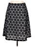 Renee C. 100% Polyester Graphic Black Blue Casual Skirt Size L - photo 1